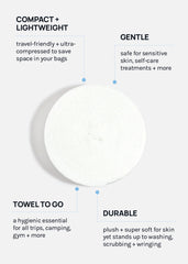 AOA Skin Compressed Full-Sized Bath Towel