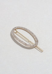 Sparkle Oval Rhinestone Hairpin Gold HAIR - Shop Miss A