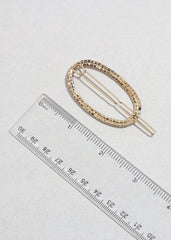 Sparkle Oval Rhinestone Hairpin