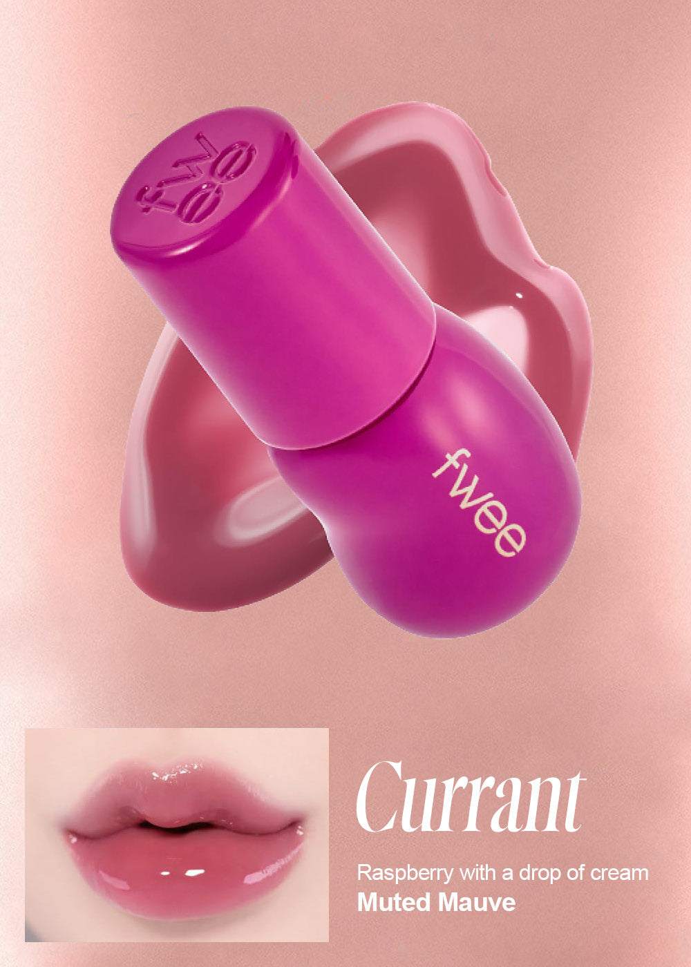 fwee 3D Voluming Gloss 70% 05 Currant Seoul Scandal - Shop Miss A