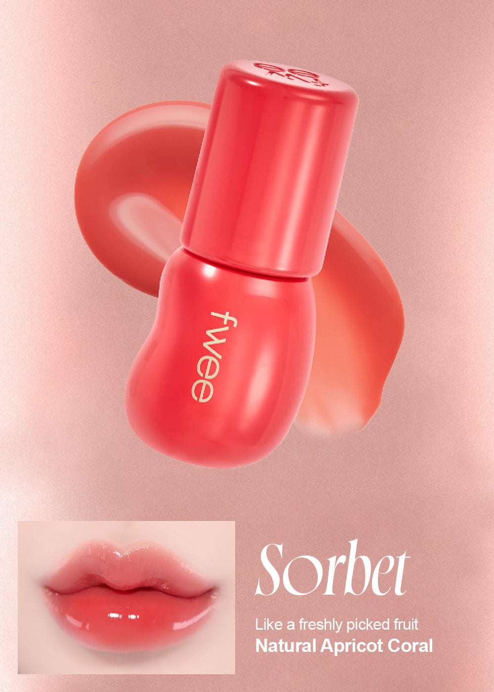 fwee 3D Voluming Gloss 70% 02 Sorbet Seoul Scandal - Shop Miss A