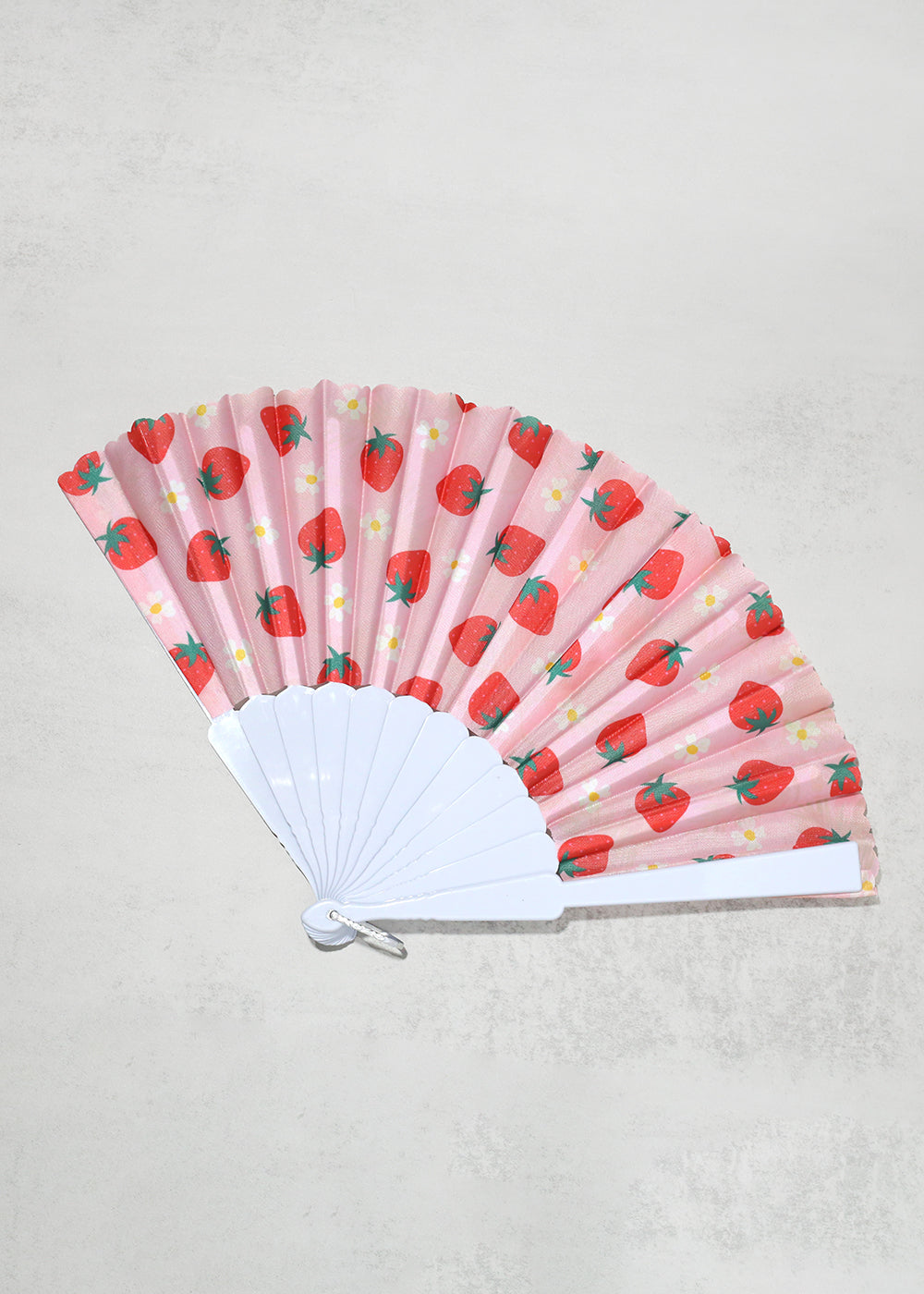 Fruit Handheld Folding Fan Strawberry ACCESSORIES - Shop Miss A