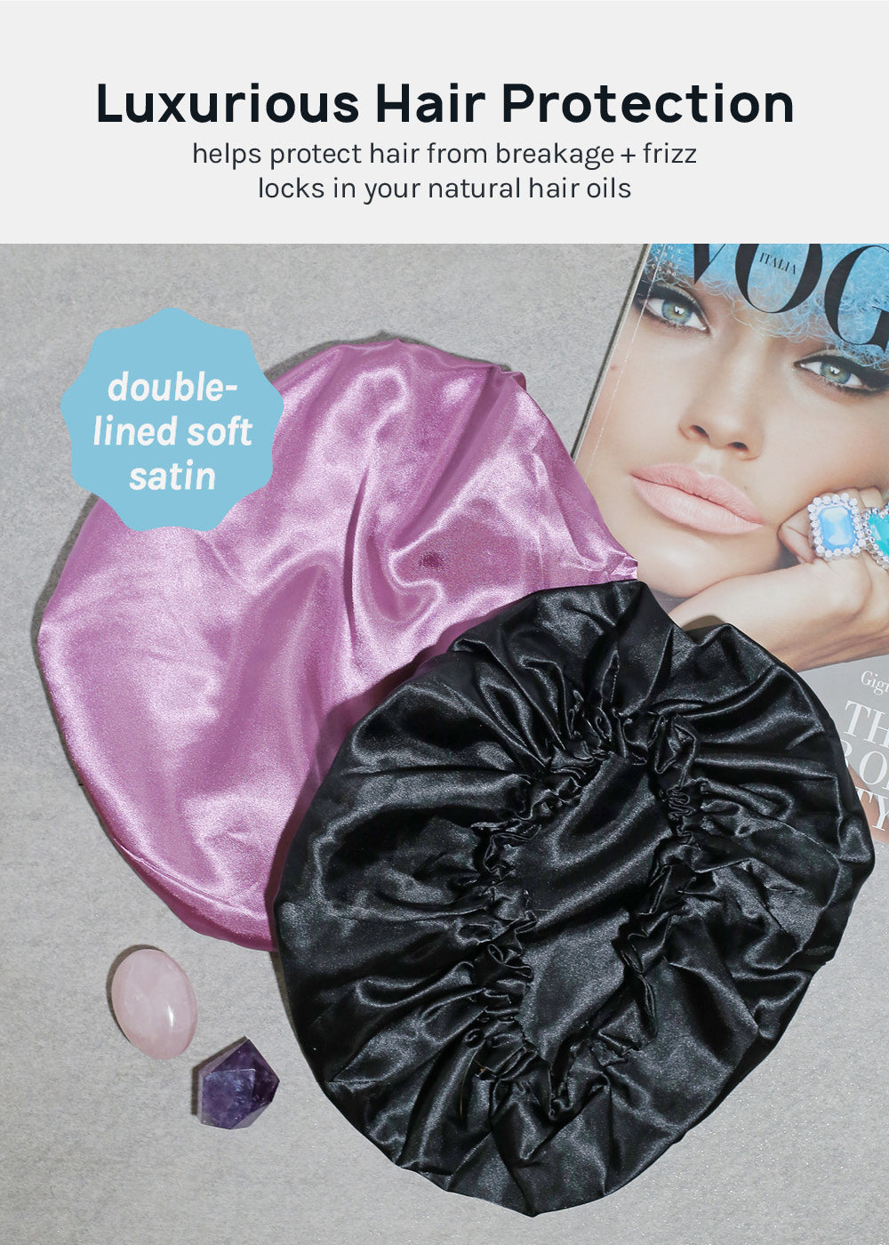 AOA Satin Hair Bonnet