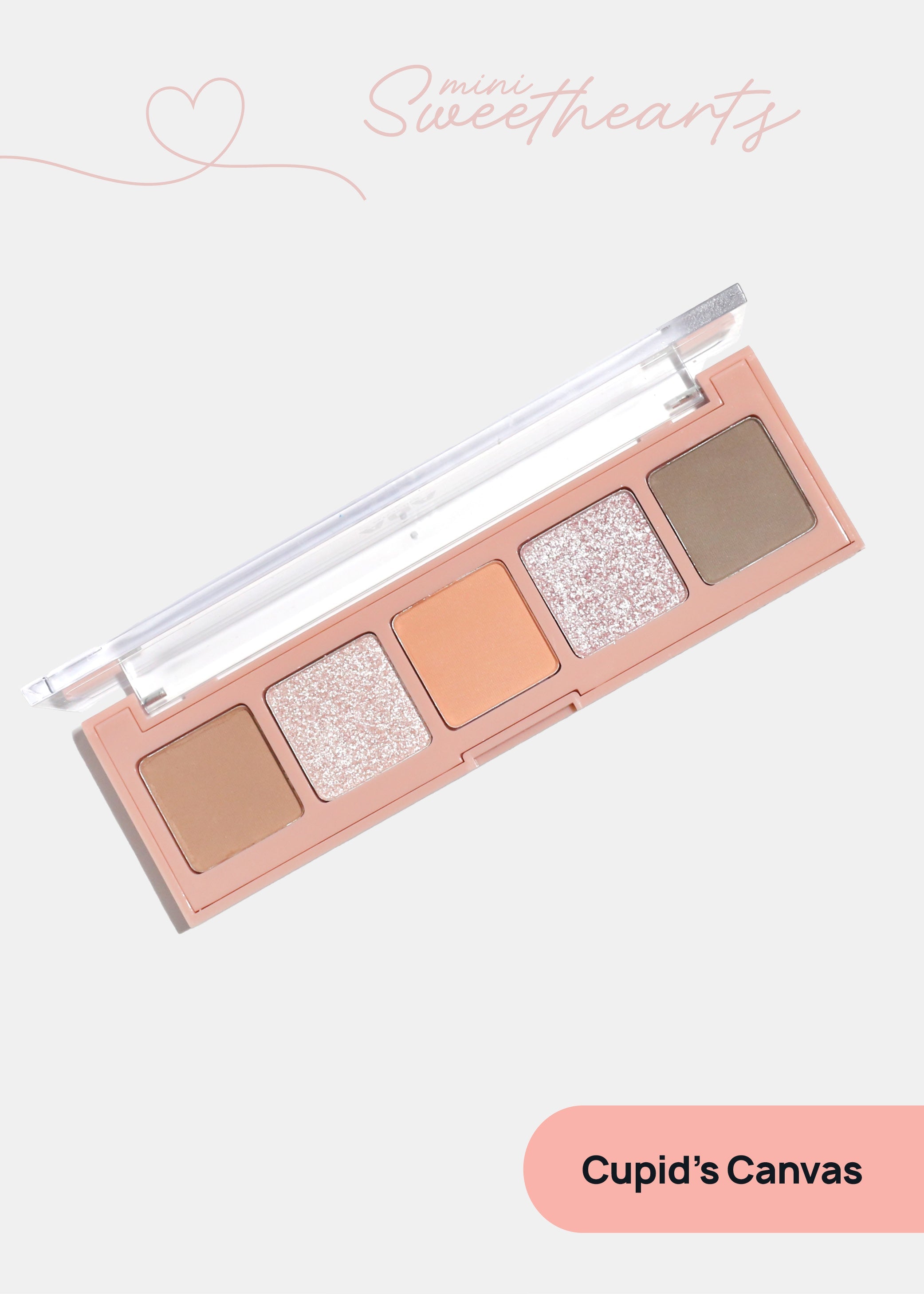 AOA Mini Sweethearts 5-Color Eyeshadow Palette Cupid's Canvas COSMETICS - Shop Miss A