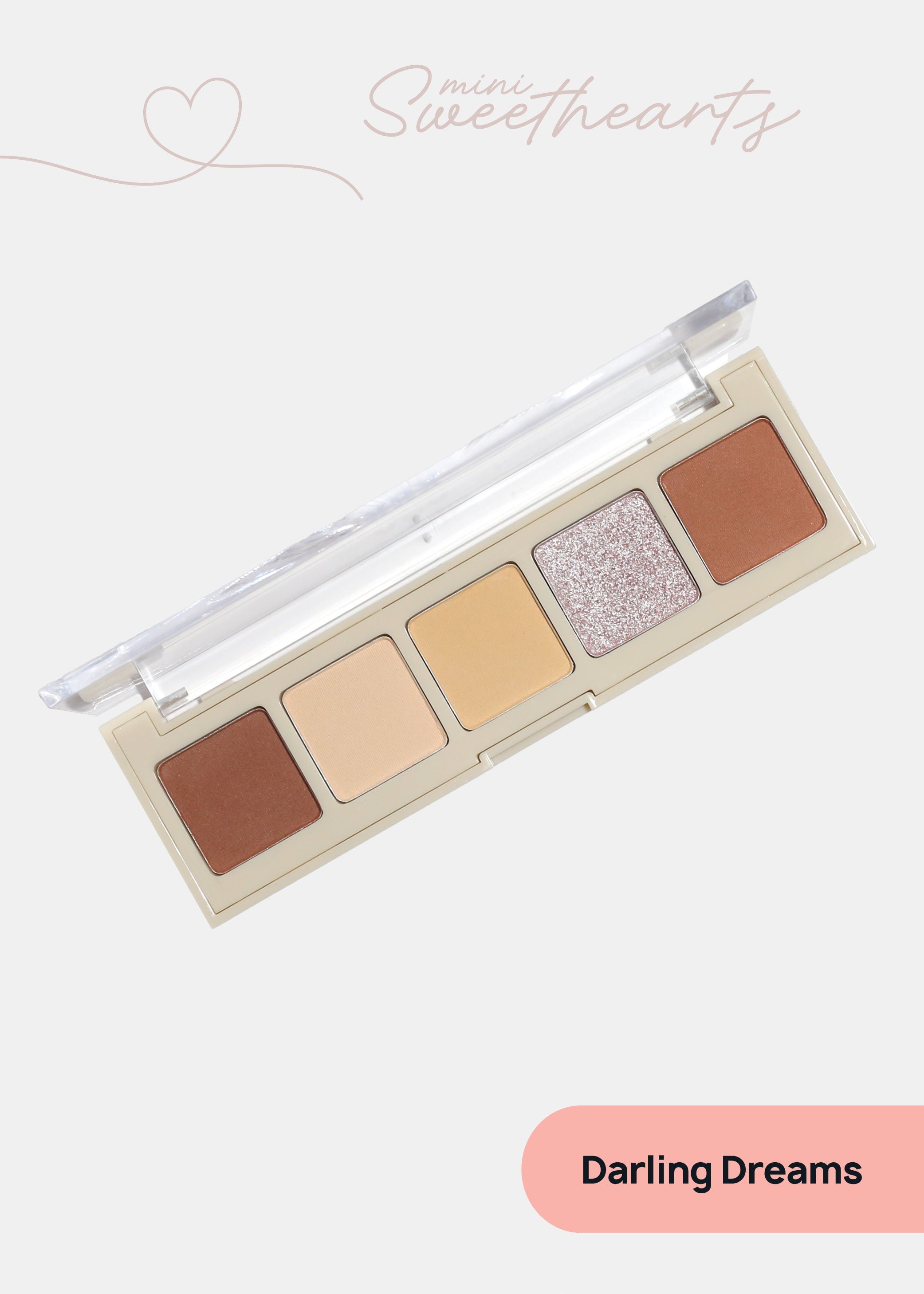 AOA Mini Sweethearts 5-Color Eyeshadow Palette Darling Dreams COSMETICS - Shop Miss A