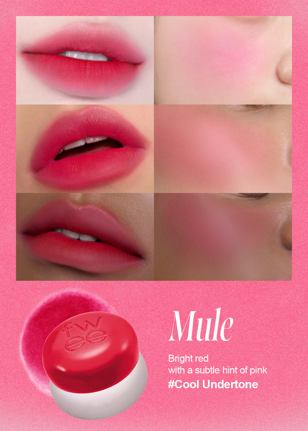 fwee Lip & Cheek Blurry Pudding Pot RD02 Mule Seoul Scandal - Shop Miss A