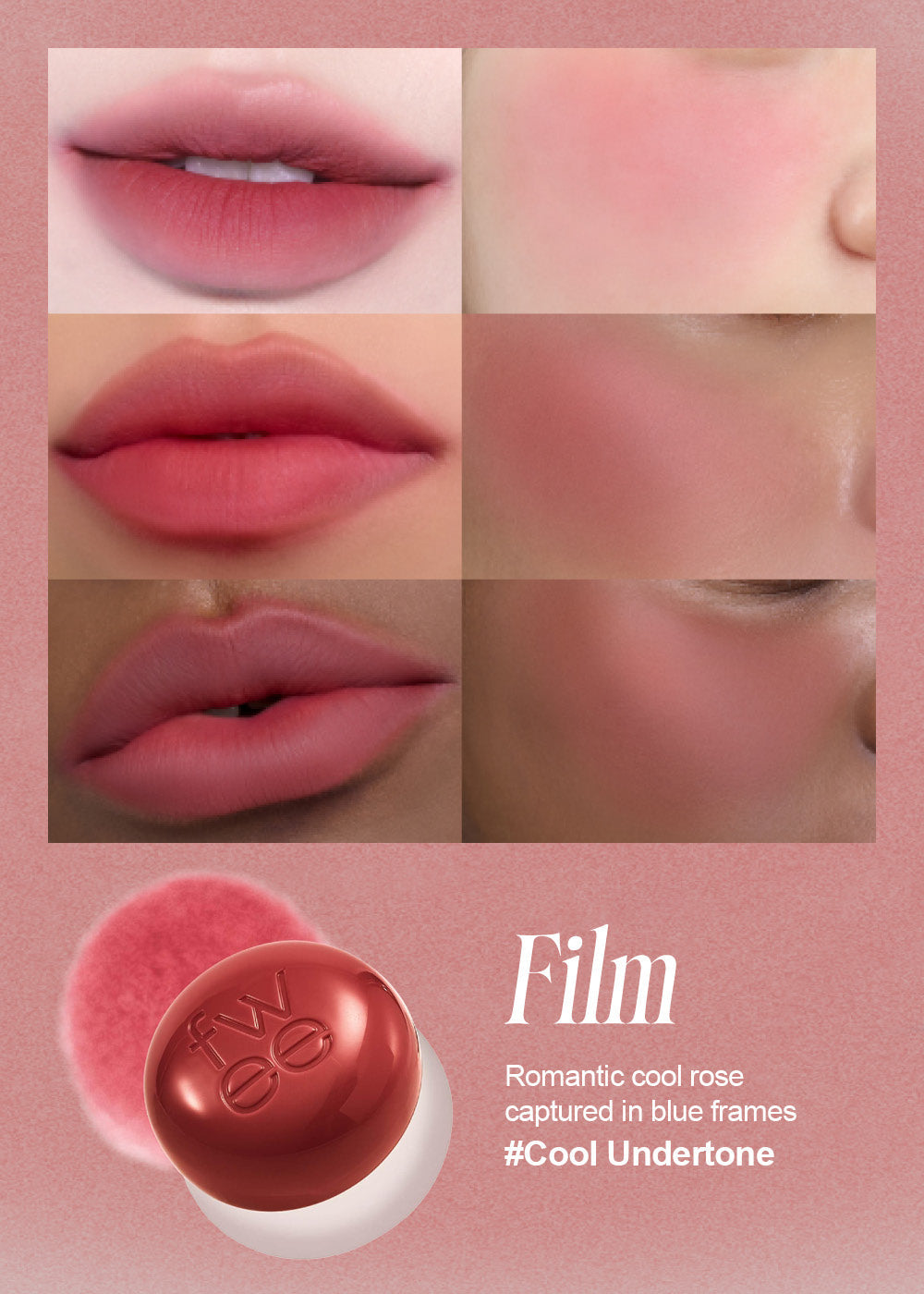 fwee Lip & Cheek Blurry Pudding Pot RS05 Film Seoul Scandal - Shop Miss A