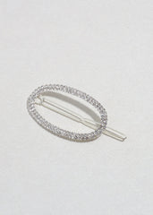 Sparkle Oval Rhinestone Hairpin Silver HAIR - Shop Miss A