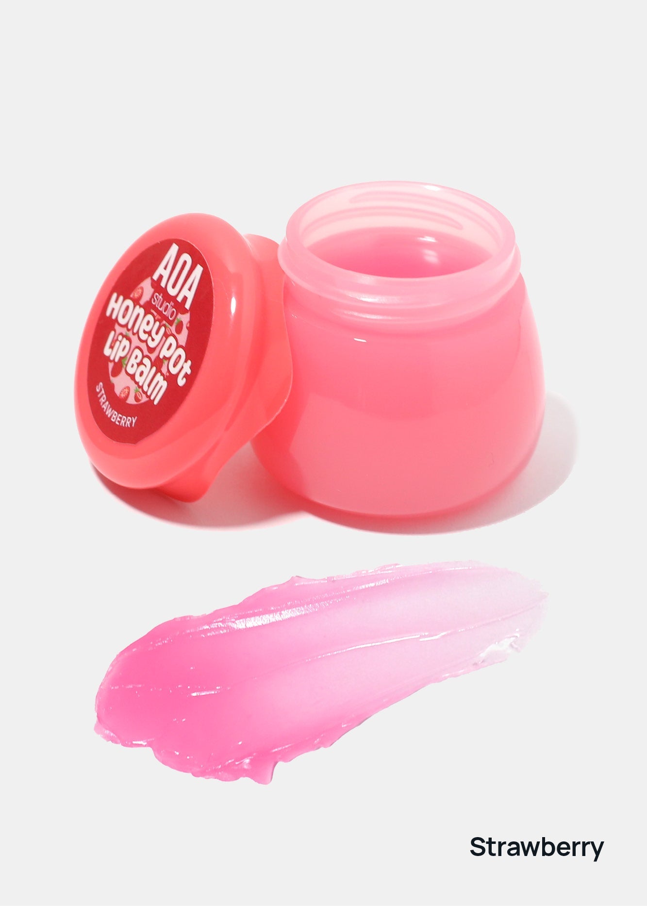 AOA Honey Pot Lip Balm Strawberry COSMETICS - Shop Miss A