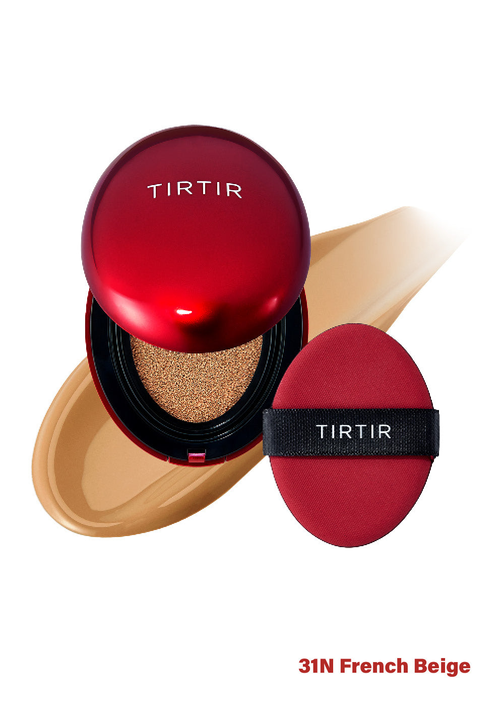 TIRTIR Mask Fit Red Cushion Foundation (Full Size) 31N French Beige Seoul Scandal - Shop Miss A