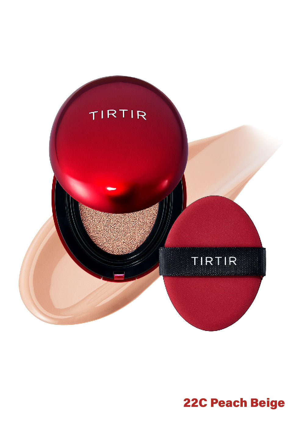 TIRTIR Mask Fit Red Cushion Foundation (Full Size) 22C Peach Beige Seoul Scandal - Shop Miss A