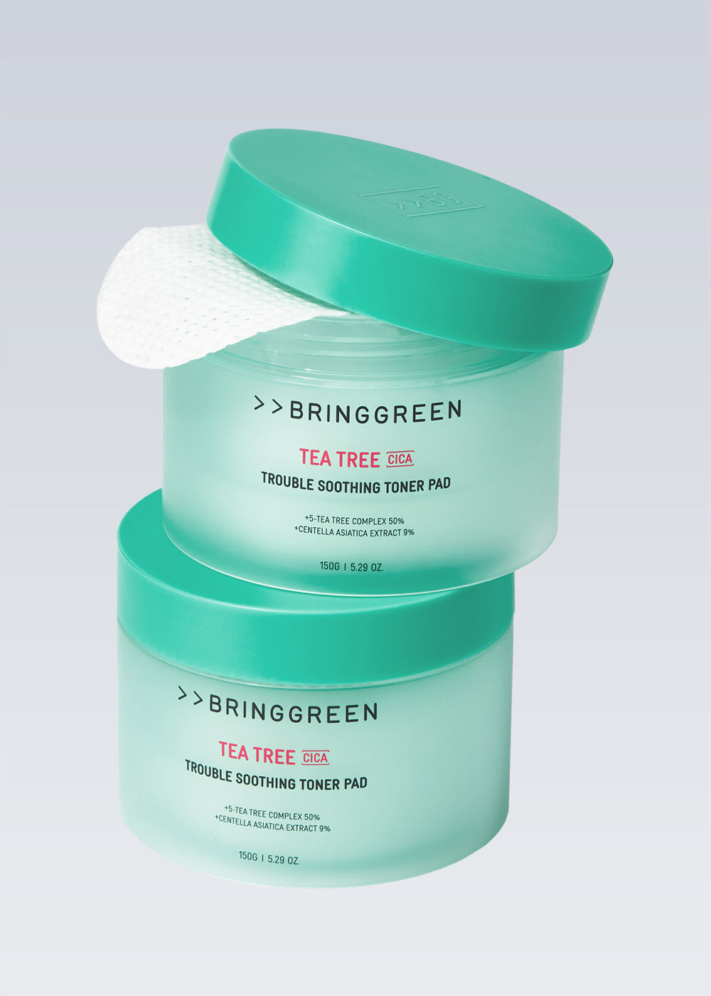 BRINGGREEN Tea Tree Cica Soothing Toner Pad