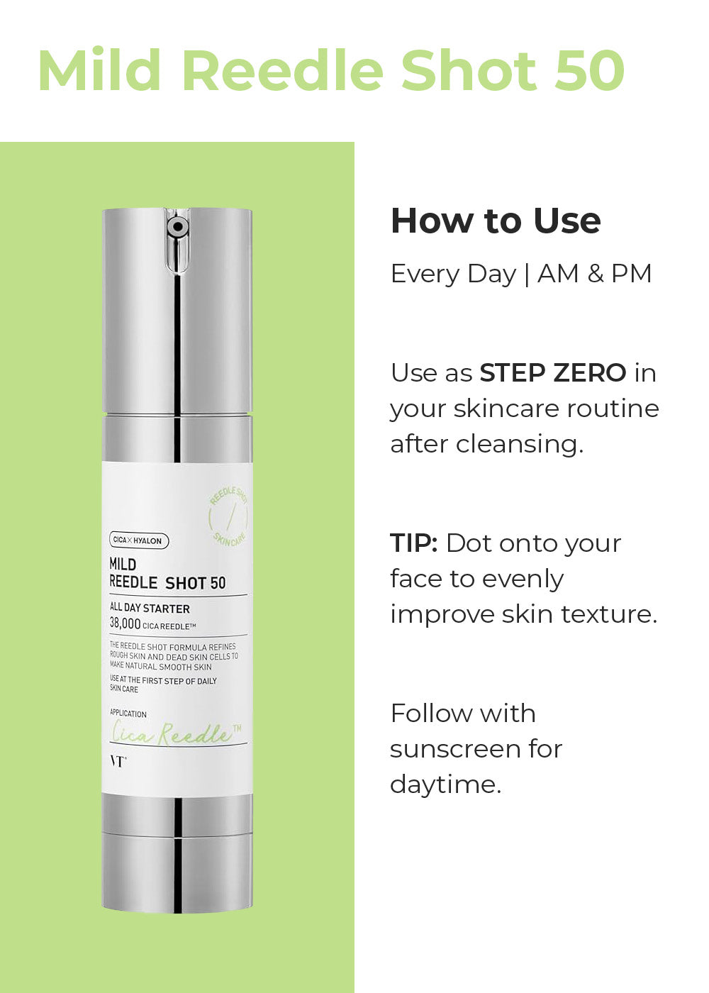 VT Reedle Shot Mild Reedle Shot 50 (50ml) Seoul Scandal - Shop Miss A